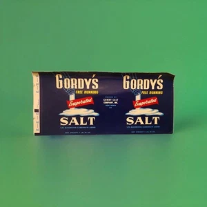 Etiqueta de lata sin circular Gordys Evoprated Salt 1 lb 10 oz 64 - Imagen 1 de 6