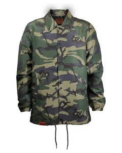 Dixxon Flanell Trainer Trainer Jacke Camouflage Medium Jagd Freizeit Neu ohne Etikett Vinyl - Bild 1 von 7