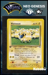 Carte Pokémon Wattouat 65/111 Edition 1 Ed 1 Néo Génésis Wizards 2 - Imagen 1 de 3