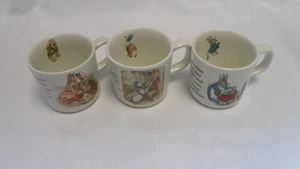 Wedgwood Beatrix Potter Mugs x 3 - Picture 1 of 10