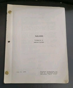AN EARLY SCRIPT FROM "BLADE RUNNER." WARNER BROS. July 1980 Ridley Scott - Picture 1 of 8