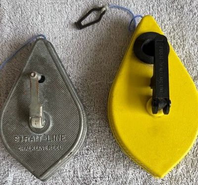 Lot Of 2 Vintage Chalk Line Reels;  Vintage Irwin Company And Keson Pro Line - Image 1 of 4