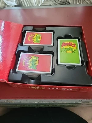 Apples To Apples To Go Travel Edition Family Card Game 2007 Mattel EUC Complete - Image 1 of 2