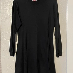 The Vintage FADS L/S Black Dress Size Large - Picture 1 of 4
