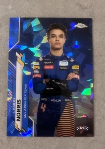 2020 TOPPS CHROME SAPPHIRE F1 #7 LANDO NORRIS RC PORTRAIT ROOKIE CARD QTY - Picture 1 of 12
