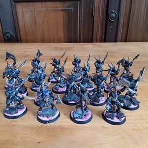 Age of Sigmar/The Old World x19 Painted Beastmen Bestigor Warhammer - Photo 1/5