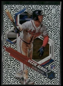 2018 Bowman High Tek PHT-OA Ozzie Albies Prospects Pattern 1 - Picture 1 of 2