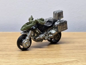 Matchbox 2016 BMW R1200 GS Motorcycle MBX Explorers Black Military Police - Picture 1 of 9
