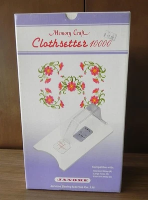 Janome Memory Craft Clothsetter 10000 Sewing Machine  Embroidery Tool - Image 1 of 4