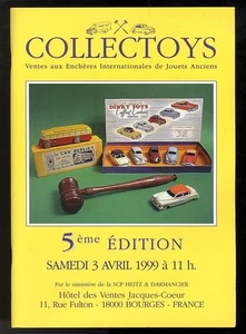 COLLECTOYS 5eme vente de jouets anciens 3 avril 1999 - Picture 1 of 1