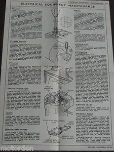 ELECTRICAL EQUIPMENT MAINTENANCE POSTER pub. 1950's Newnes 12"x16", FREE POST+NR - Picture 1 of 2