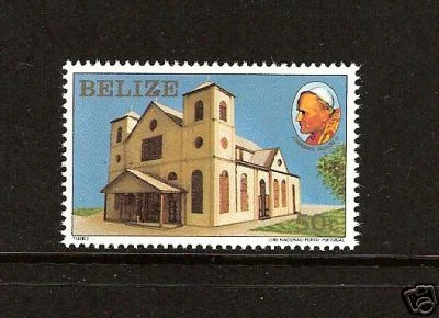 BELICE # 666 MNH Visita del Papa Juan Pablo II Foto 1 de 1