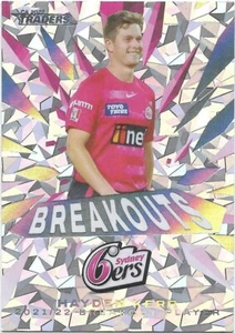 2022/ 23 Cricket Traders Breakout Parallel (BO/15) Hayden KERR 6ers 11/23 - Picture 1 of 1