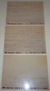 Manual de Taller De Microfich/Servicio Ficha Ford Puma Cougar 99 Stand 12/99 - Imagen 1 de 1