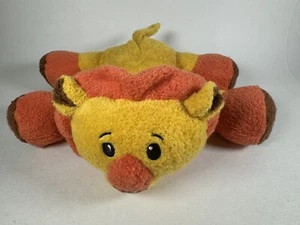 Animal Adventure Plush Lion Yellow Orange 7” Squeaks Crinkly Feet Stuffed Animal - Picture 1 of 11