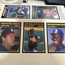 KEN  GRIFFEY JR 1991 SCD Pocket Price Guide Sheet Uncut #45