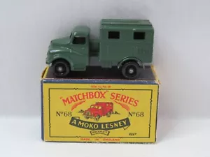 Vintage 1959 Moko Lesney Matchbox #68 Austin MKII Radio Truck w/Original Box - Picture 1 of 10