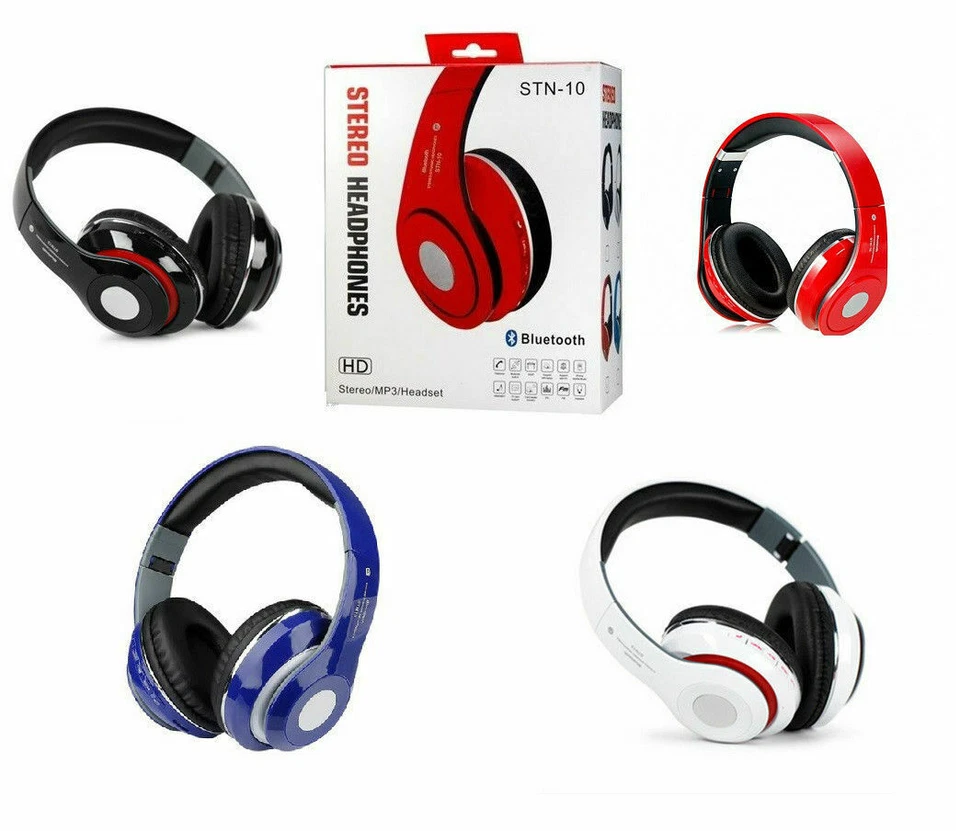 Cuffie bluetooth cuffia wireless MP3 con radio FM slot micro SD cellulare OFFERT - Immagine 1 di 4