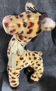 Vintage Mighty Star Giraffe 15" Plush Yellow Brown Soft Stuffed Toy Animal Korea - Picture 1 of 13