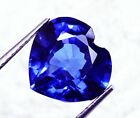 Loose Heart Shape Gemstone Natural Blue Sapphire 9 Ct Certified