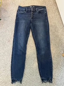 Women’s OLD NAVY Rockstar Super Skinny Ankle Mid Rise Jeans Size 2 - Picture 1 of 5