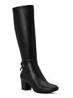 Charter Club Womens Black Flower Eyelets Jaccque Almond Heeled Boots 10 M