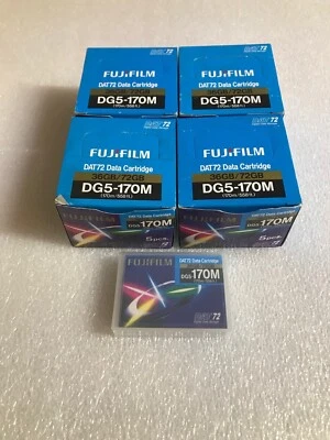FUJI (20PACK)DG5-170M Tape Cartridge 4mm DDS-5 36/72GB DAT 72 DAT72 26046172 - Image 1 of 4