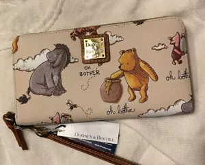 BNWT Disney Dooney & Bourke Winnie The Pooh Wallet Wrist Strap HTF Oh Bother - Picture 1 of 6