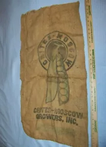 Vintage Seed Bag Crites - Moscow Growers, Inc. - Picture 1 of 3
