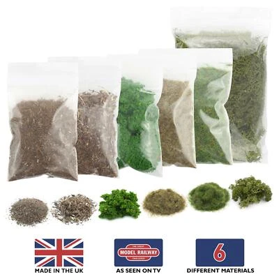 WWS Summer Forest Scenery Starter Kit – Model Railway Wargame Terrain Diorama