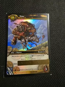 World of Warcraft TCG Tiny Loot Mount Scourgewar Loot 1/3 UNSCRATCHED Sealed - Bild 1 von 3