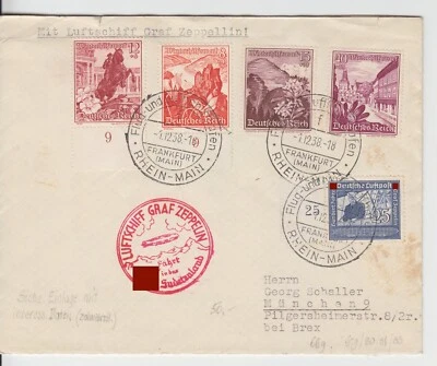 DR - 'Luftschiff GRAF ZEPPELIN' SUDETENLANDFAHRT 1938 - bitte ansehen. - Bild 1 von 3