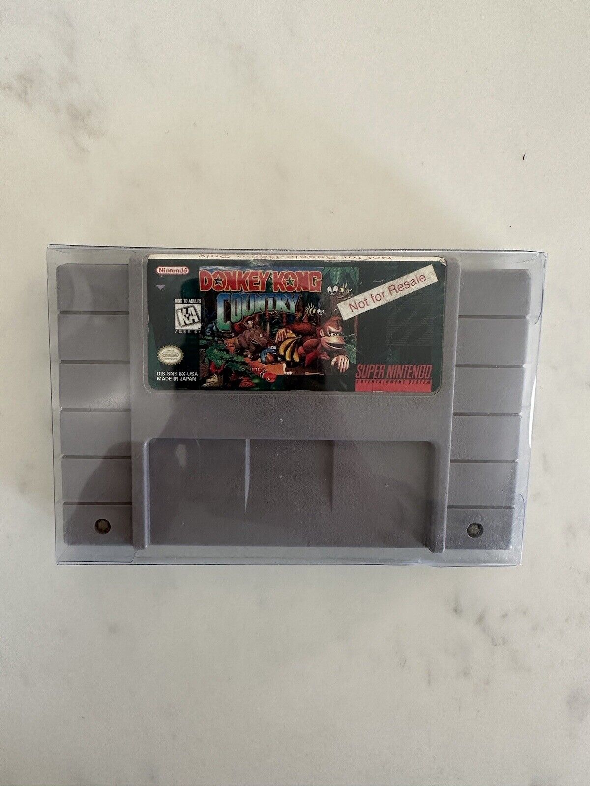 Donkey Kong Country (Super Nintendo, 1994) Not for Resale Extremely RARE Variant