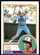 1983 Topps Baseball Card Doug Flynn Montreal Expos #169
