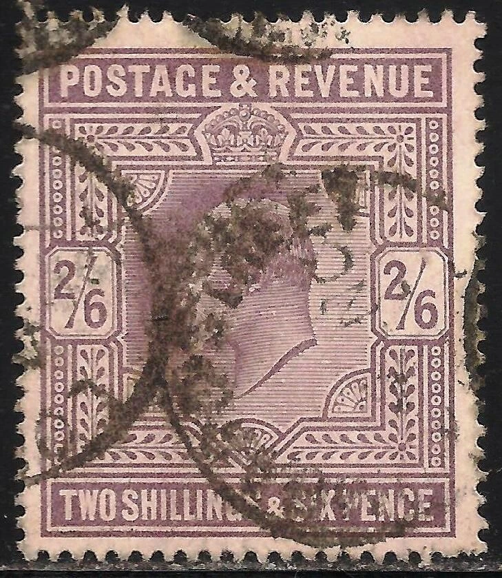 Great Britain #139a (A75) VF USED SOTN - 1911 2sh6p King Edward VII - Image 1 of 1