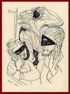 Max BECKMANN - FAUST - 3 GRAVUREs sur BOIS originales 1957 EXPRESSIONISME - Picture 1 of 1