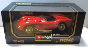 BURAGO DIAMONDS 1:18  AUTO FERRARI 250 TESTAROSSA MADE IN ITALY  ART  3007 - Imagen 1 de 4