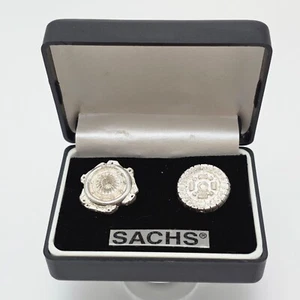 925 Silber Automobilia Oldtimer Vintage  Manschettenknöpfe von SACHS - Bild 1 von 6