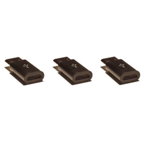 3x Micro USB Female to USB 3.1 Type-C Male USB Adapters - Black - Picture 1 of 4