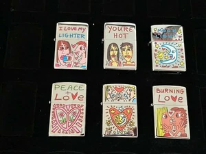 6St. "James Rizzi - Zippo Feuerzeuge" Aus der Serie Burning Love" incl.20erDisp - Bild 1 von 10