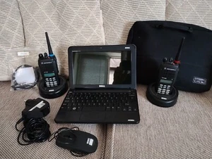 MOTOROLA PAKIET HAM RADIO RĘCZNY LAPTOP HT1250 VHF UHF - Zdjęcie 1 z 6