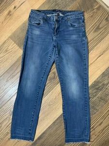 Kut from the Kloth Womens Regular Ankle Stretch Jeans Fringe Hem size 6 - Picture 1 of 6