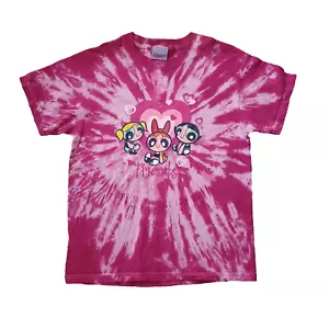 Vtg Cartoon Network The Powerpuff Girls T-Shirt Youth Girls L Pink Graphic 2000 - Picture 1 of 13