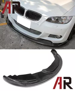 07-09 BMW E92 E93 M-Tech/ M-Sport Only Carbon Fiber HM Style Front Bumper Lip CF - Bild 1 von 2