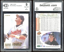 Rafael Palmeiro 1996 Fleer #19 BCCG 9 Near Mint or Better Baltimore Orioles