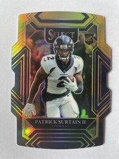 Patrick Surtain II Select Gold Prizm Die Cut Club Level Rookie Card Mint