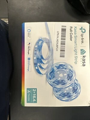 A-6. Kasa Smart LED Light Strip, 16.4Ft Wifi LED Strip Works with Alexa, Google - Image 1 of 4