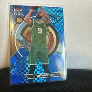 2023-24 Topps Chrome - Blue Basketball Refractor #4 Derrick White 97/99 - Picture 1 of 2