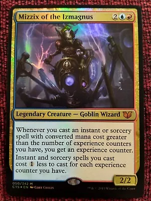 Magic the Gathering MIZZIX OF THE IZMAGNUS OVERSIZED FOIL Commander 2015 Mythic - Image 1 of 4