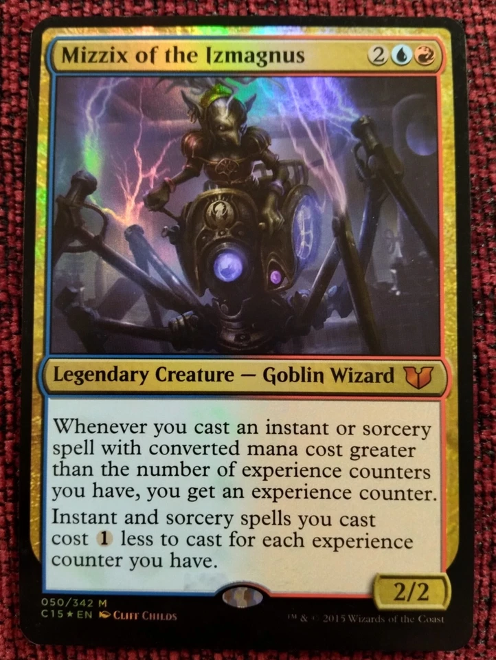 Magic the Gathering MIZZIX OF THE IZMAGNUS OVERSIZED FOIL Commander 2015 Mythic - Image 1 of 4